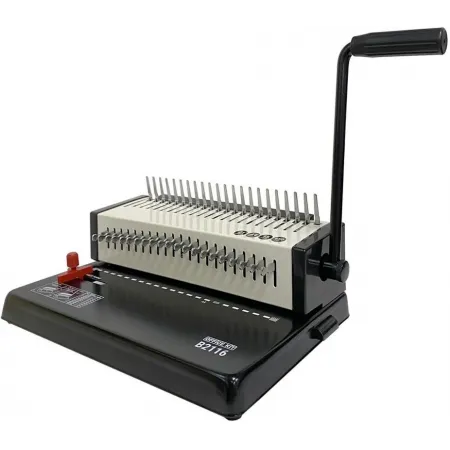 Переплетчик Office Kit B2116 A4/перф.13л.сшив/макс.450л./пластик.пруж. (4.5-45мм)