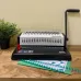 Переплетчик Office Kit B2116 A4/перф.13л.сшив/макс.450л./пластик.пруж. (4.5-45мм)