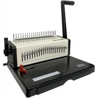 Переплетчик Office Kit B2125N A4/перф.23л.сшив/макс.500л./пластик.пруж. (4.5-51мм)