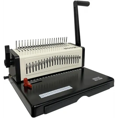 Переплетчик Office Kit B2125N A4/перф.23л.сшив/макс.500л./пластик.пруж. (4.5-51мм)