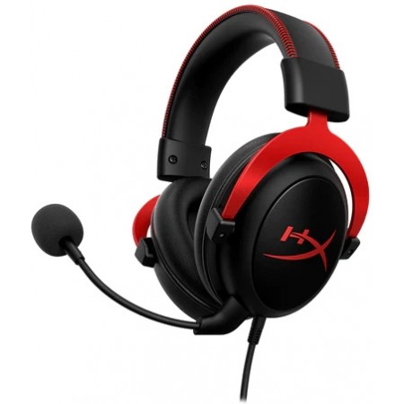 Наушники с микрофоном HyperX Cloud II (CL003) черный/красный 1м мониторные оголовье (4P5M0AA)