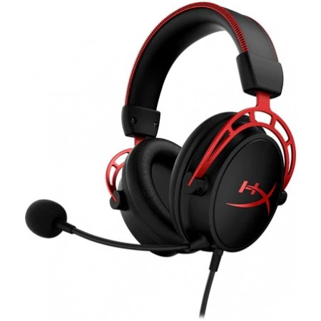 Наушники с микрофоном HyperX Cloud Alpha красный/черный 1.3м мониторные оголовье (4P5L1AB#UUF)