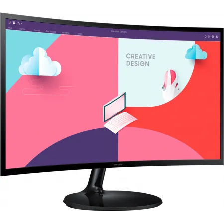 Монитор Samsung 23.8" S24C360EAI черный VA LED 16:9 HDMI матовая 250cd 178гр/178гр 1920x1080 75Hz FreeSync VGA FHD 3.1кг