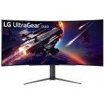 Монитор LG 44.5" (113.03см) UltraGear 45GR95QE-B черный OLED LED 21:9 HDMI матовая HAS Piv 1500000:1 1000cd 178гр/178гр 3440x1440 240Hz G-Sync FreeSync Premium DP SPDIF WQ USB 10.9кг