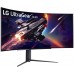 Монитор LG 44.5" (113.03см) UltraGear 45GR95QE-B черный OLED LED 21:9 HDMI матовая HAS Piv 1500000:1 1000cd 178гр/178гр 3440x1440 240Hz G-Sync FreeSync Premium DP SPDIF WQ USB 10.9кг