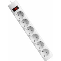 Сетевой фильтр Defender DFS 151 1.8м (6 розеток) белый (коробка)