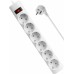 Сетевой фильтр Defender DFS 155 5м (6 розеток) белый (коробка)