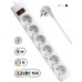 Сетевой фильтр Defender DFS 155 5м (6 розеток) белый (коробка)