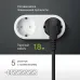 Сетевой фильтр Defender ES 1.8м (5 розеток) черный (коробка)