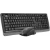 Клавиатура + мышь A4Tech Fstyler FG1035 клав:черный/серый мышь:черный/серый USB беспроводная Multimedia (FG1035 GREY) Клавиатура + мышь A4Tech Fstyler FG1035 клав:черный/серый мышь:черный/серый USB беспроводная Multimedia (FG1035 GREY)
