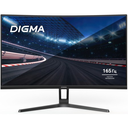 Монитор Digma 27" Overdrive 27A510F черный VA LED 1ms 16:9 HDMI M/M матовая 300cd 178гр/178гр 1920x1080 165Hz G-Sync FreeSync DP FHD 4.65кг