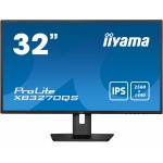 Монитор Iiyama 31.5" ProLite XB3270QS-B5 черный IPS LED 16:9 DVI HDMI M/M матовая HAS Piv 250cd 178гр/178гр 2560x1440 60Hz DP WQ 8.6кг