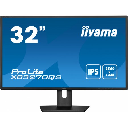 Монитор Iiyama 31.5" ProLite XB3270QS-B5 черный IPS LED 16:9 DVI HDMI M/M матовая HAS Piv 250cd 178гр/178гр 2560x1440 60Hz DP WQ 8.6кг