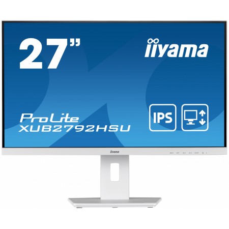 Монитор Iiyama 27" ProLite XUB2792HSU-W5 белый IPS LED 16:9 HDMI M/M матовая HAS Piv 250cd 178гр/178гр 1920x1080 75Hz VGA DP FHD USB 6.3кг