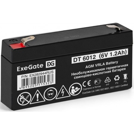 Батарея для ИБП Exegate EX282944 6В 1.2Ач
