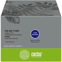 Этикетки Cactus CS-LW-11354 сег.:57x32мм черный белый 1000шт/рул Dymo Label Writer 450/4XL