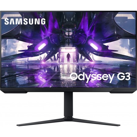 Монитор Samsung 32" Odyssey G3 S32AG320NI черный VA LED 1ms 16:9 HDMI полуматовая HAS Piv 250cd 178гр/178гр 1920x1080 165Hz FreeSync Premium DP FHD 6.2кг