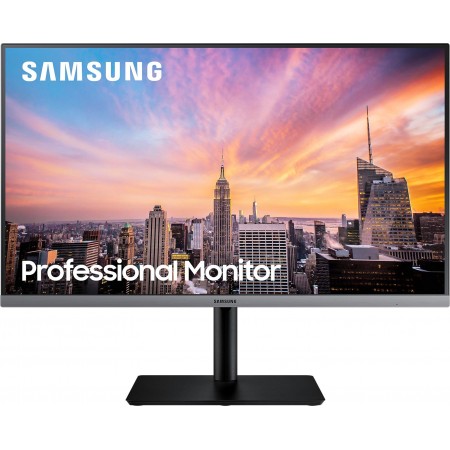 Монитор Samsung 23.8" S24R650FDI темно-серый IPS LED 16:9 HDMI полуматовая HAS Piv 1000:1 250cd 178гр/178гр 1920x1080 75Hz VGA DP FHD USB 5.1кг