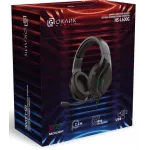 Наушники с микрофоном Оклик HS-L600G черный 2.2м мониторные USB оголовье (1939588)
