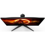 Монитор AOC 23.8" Value Line Q24G2A черный/красный IPS LED 16:9 HDMI M/M матовая HAS Piv 350cd 178гр/178гр 2560x1440 165Hz FreeSync Premium DP QHD 4.78кг