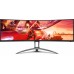 Монитор AOC 48.8" AG493UCX2 черный VA LED 1ms 32:9 HDMI M/M матовая HAS Piv 400cd 178гр/178гр 5120x1440 165Hz G-Sync FreeSync Premium Pro DP 2K USB 14.4кг