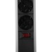 Сетевой разветвитель Premier 3R USB 1.8м (3 розетки) серый (коробка)