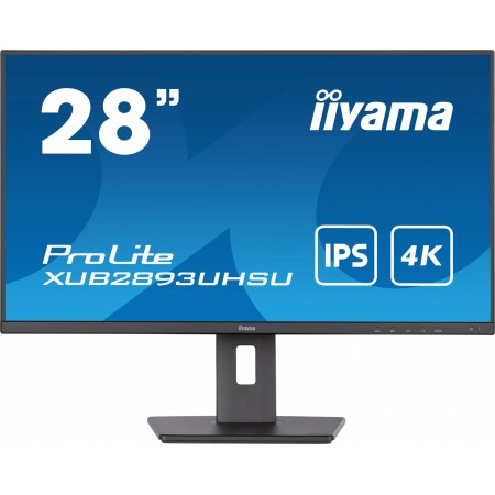 Монитор Iiyama 28" ProLite XUB2893UHSU-B5 черный IPS LED 16:9 HDMI M/M глянцевая HAS Piv 300cd 178гр/178гр 3840x2160 60Hz DP 4K USB 6.9кг