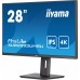 Монитор Iiyama 28" ProLite XUB2893UHSU-B5 черный IPS LED 16:9 HDMI M/M глянцевая HAS Piv 300cd 178гр/178гр 3840x2160 60Hz DP 4K USB 6.9кг