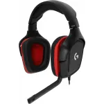 Наушники с микрофоном Logitech G331 черный/красный 2м мониторные оголовье (981-000758)