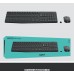 Клавиатура + мышь Logitech MK235 клав:серый мышь:серый/черный USB беспроводная Multimedia (920-007931)