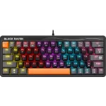 Клавиатура Defender Black Raven GK-417 механическая черный USB Multimedia for gamer LED (45414)