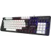 Клавиатура Defender Dark Knight GK-077 белый/черный USB Multimedia for gamer LED (45078)