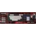Клавиатура Defender Dark Knight GK-077 белый/черный USB Multimedia for gamer LED (45078)