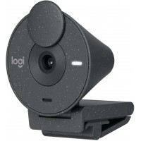 Камера Web Logitech HD Webcam Brio 300 черный 2Mpix (1920x1080) USB Type-C с микрофоном (960-001436)