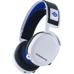 Наушники с микрофоном Steelseries Arctis 7P+ белый/черный мониторные Radio оголовье (61471)