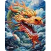 Коврик для мыши Cactus Colorful Dragon 300x250x3мм (CS-MP-D07M)