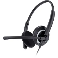 Наушники с микрофоном Acer OHW307 черный 1.8м накладные оголовье (ZL.HDSEE.002)