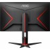 Монитор AOC 27" Q27G2U черный/красный VA LED 16:9 HDMI матовая HAS Piv 250cd 178гр/178гр 2560x1440 144Hz FreeSync Premium DP 2K USB 5.2кг