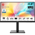 Монитор MSI 23.8" Modern MD2412P черный IPS LED 1ms 16:9 HDMI M/M матовая HAS Piv 300cd 178гр/178гр 1920x1080 100Hz FreeSync FHD USB 4.65кг