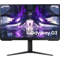 Монитор Samsung 27" Odyssey G3 S27AG320NI черный VA LED 1ms 16:9 HDMI полуматовая HAS Piv 250cd 178гр/178гр 1920x1080 165Hz FreeSync Premium DP 4.8кг