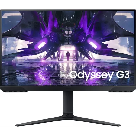 Монитор Samsung 27" Odyssey G3 S27AG320NI черный VA LED 1ms 16:9 HDMI полуматовая HAS Piv 250cd 178гр/178гр 1920x1080 165Hz FreeSync Premium DP 4.8кг