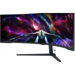 Монитор Samsung 57" Odyssey Neo G9 S57CG952NI черный VA LED 32:9 HDMI полуматовая HAS Piv 420cd 178гр/178гр 7680x2160 240Hz FreeSync Premium Pro DP Dual UHD USB 19кг