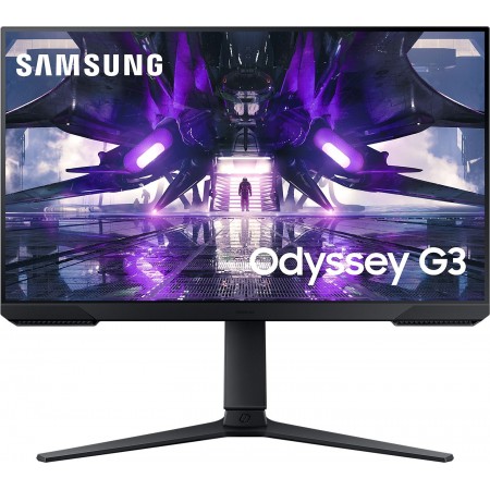 Монитор Samsung 24" Odyssey G3 S24AG320NI черный VA LED 1ms 16:9 HDMI полуматовая HAS Piv 250cd 178гр/178гр 1920x1080 165Hz FreeSync Premium DP 4.5кг