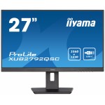 Монитор Iiyama 27" ProLite XUB2792QSC-B5 черный IPS LED 16:9 HDMI M/M матовая HAS Piv 350cd 178гр/178гр 2560x1440 75Hz DP 2K USB 6.8кг