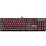 Клавиатура Defender Quest Gk-596 механическая черный USB Multimedia for gamer LED (45596)