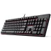 Клавиатура Defender Quest Gk-596 механическая черный USB Multimedia for gamer LED (45596)