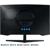 Монитор Samsung 27" Odyssey G5 S27CG550EI черный VA LED 1ms 16:9 HDMI матовая 300cd 178гр/178гр 2560x1440 165Hz FreeSync DP Quad 2K (1440p) USB 4.1кг