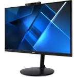 Монитор Acer 23.8" CB242YD3bmiprcx черный IPS LED 1ms 16:9 HDMI M/M Cam матовая HAS Piv 250cd 178гр/178гр 1920x1080 100Hz FreeSync VGA DP FHD USB 6.08кг