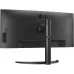 Монитор LG 34" UltraWide 34WQ75C-B черный IPS LED 21:9 HDMI M/M матовая HAS 300cd 178гр/178гр 3440x1440 60Hz FreeSync DP USB 8.6кг