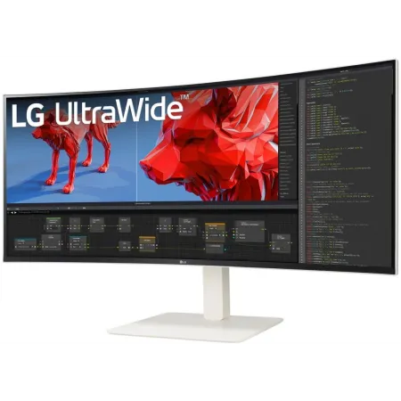 Монитор LG 38" UltraWide 38WR85QC-W белый NANO IPS LED 21:9 HDMI M/M матовая HAS Piv 600cd 178гр/178гр 3840x1600 144Hz FreeSync Premium Pro DP WQ+ USB 10.5кг